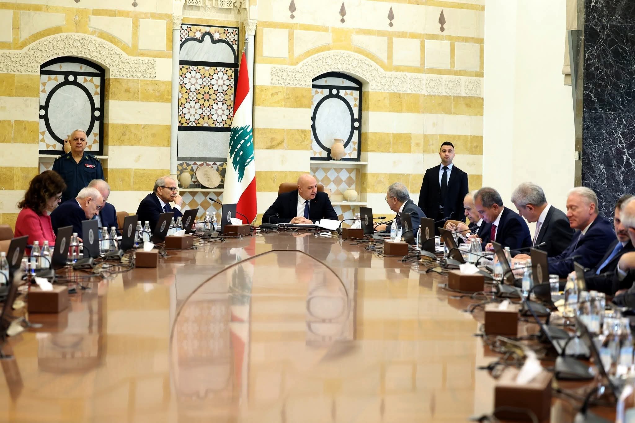 جلسة مجلس الوزراء في قصر بعبدا