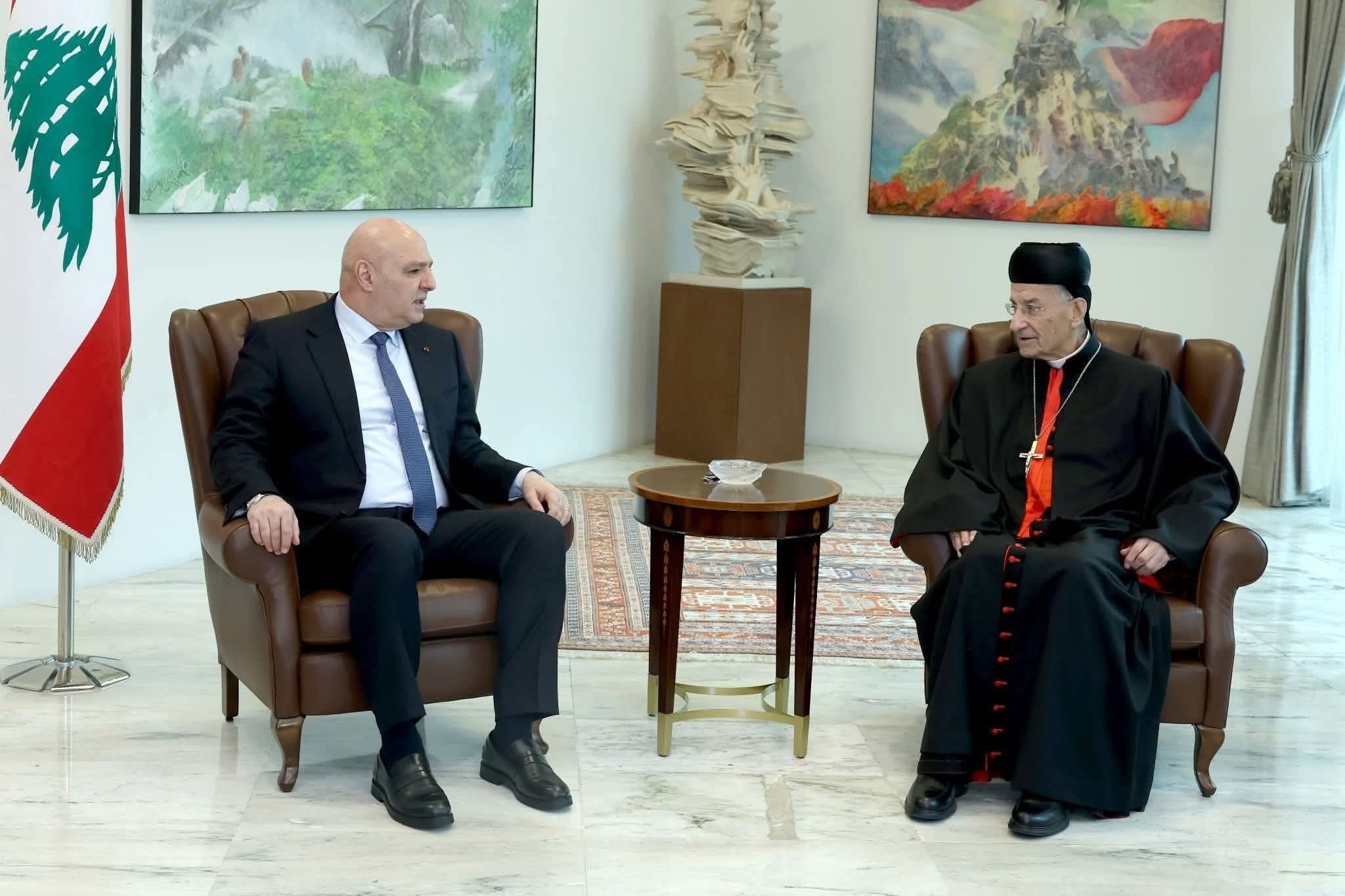 لقاء اللقاء الذي جمع صاحب الغبطة #البطريرك_الراعي بفخامة رئيس الجمهورية العماد جوزاف عون في قصر بعبدا .