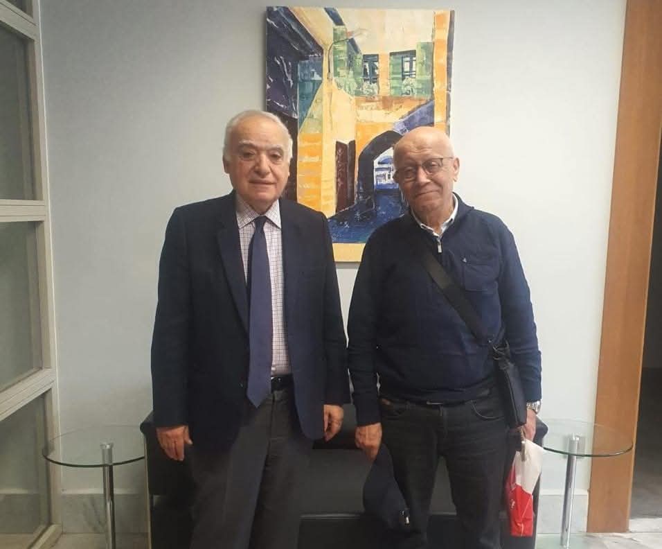 سلامة استقبل الفنان أحمد قعبور وبحثٌ في الإصدار الجديد