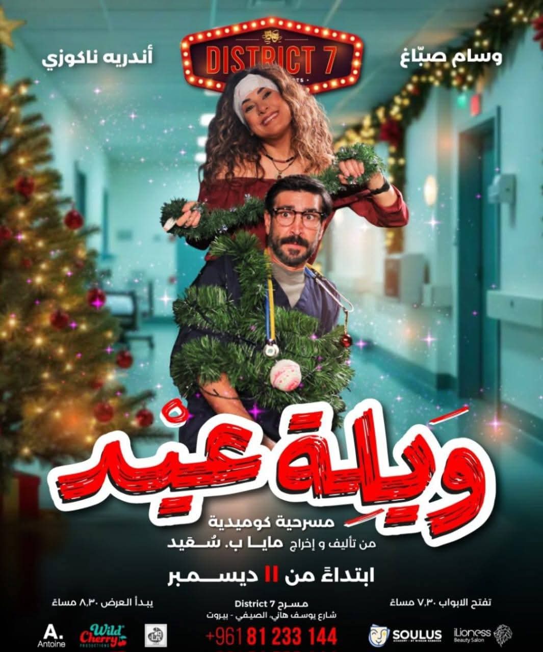 وسام صباغ وأندريه ناكوزي يقدّمان "ويلة عيد"… كوميديا ميلادية رومانسية 