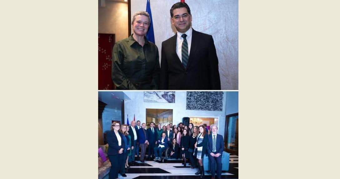 سفيرة الاتحاد الأوروبي تقيم حفل استقبال تكريما للإعلام المحلي والأجنبي 