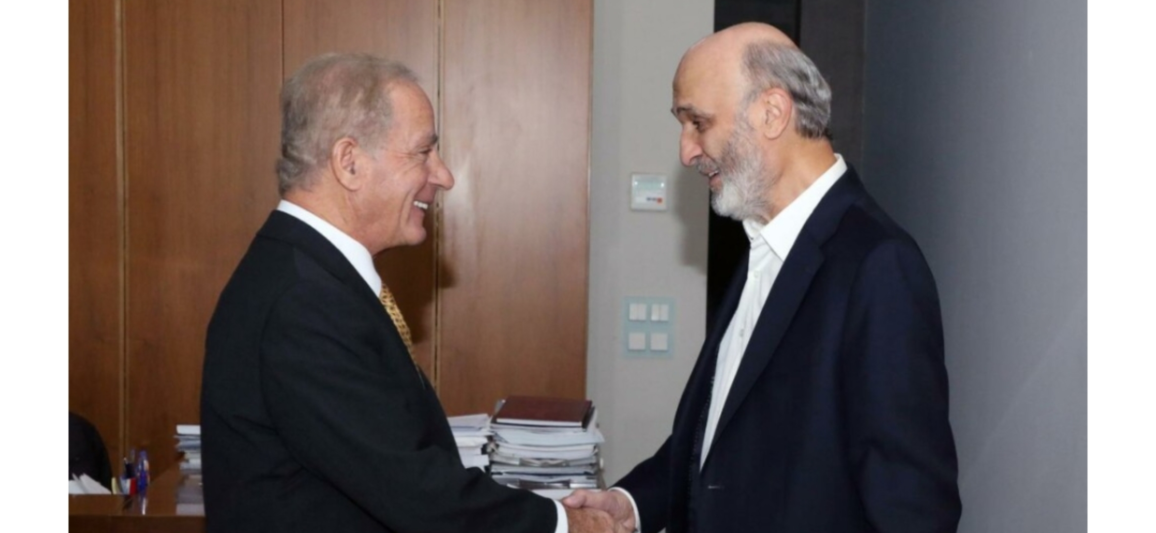 جعجع يبحث المستجدات مع السفير الاميركي