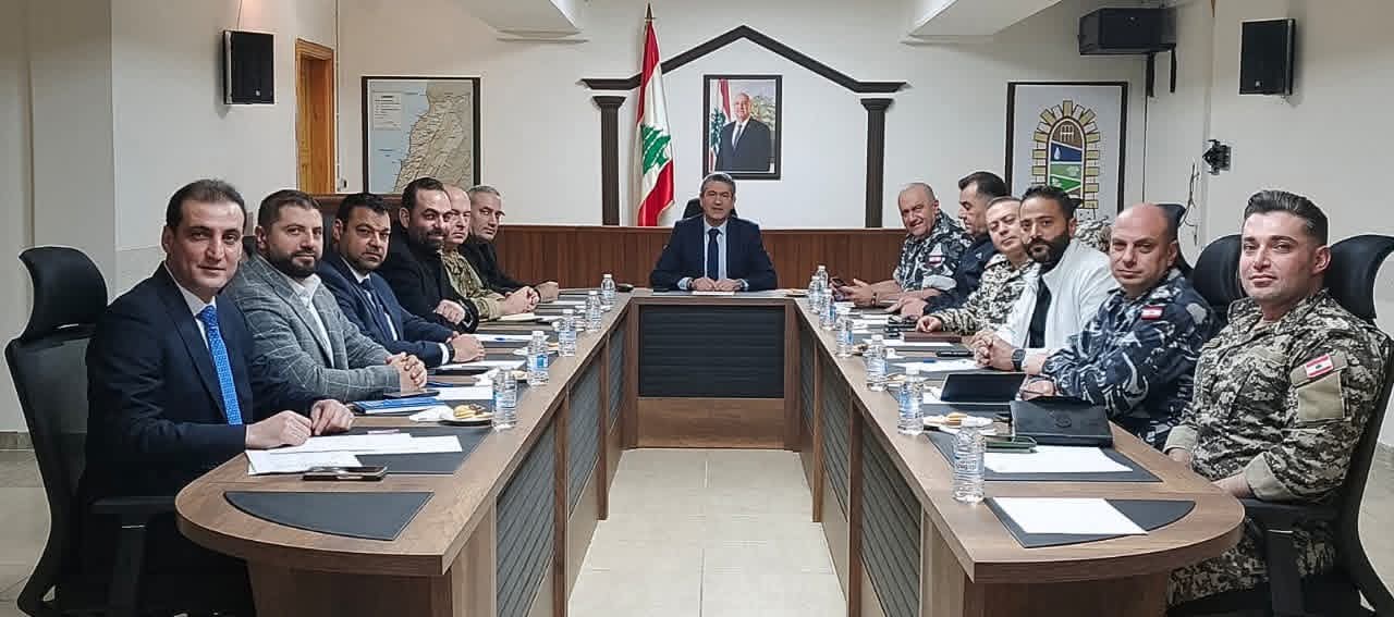 اجتماعا لمجلس الأمن الفرعي في محافظة البقاع