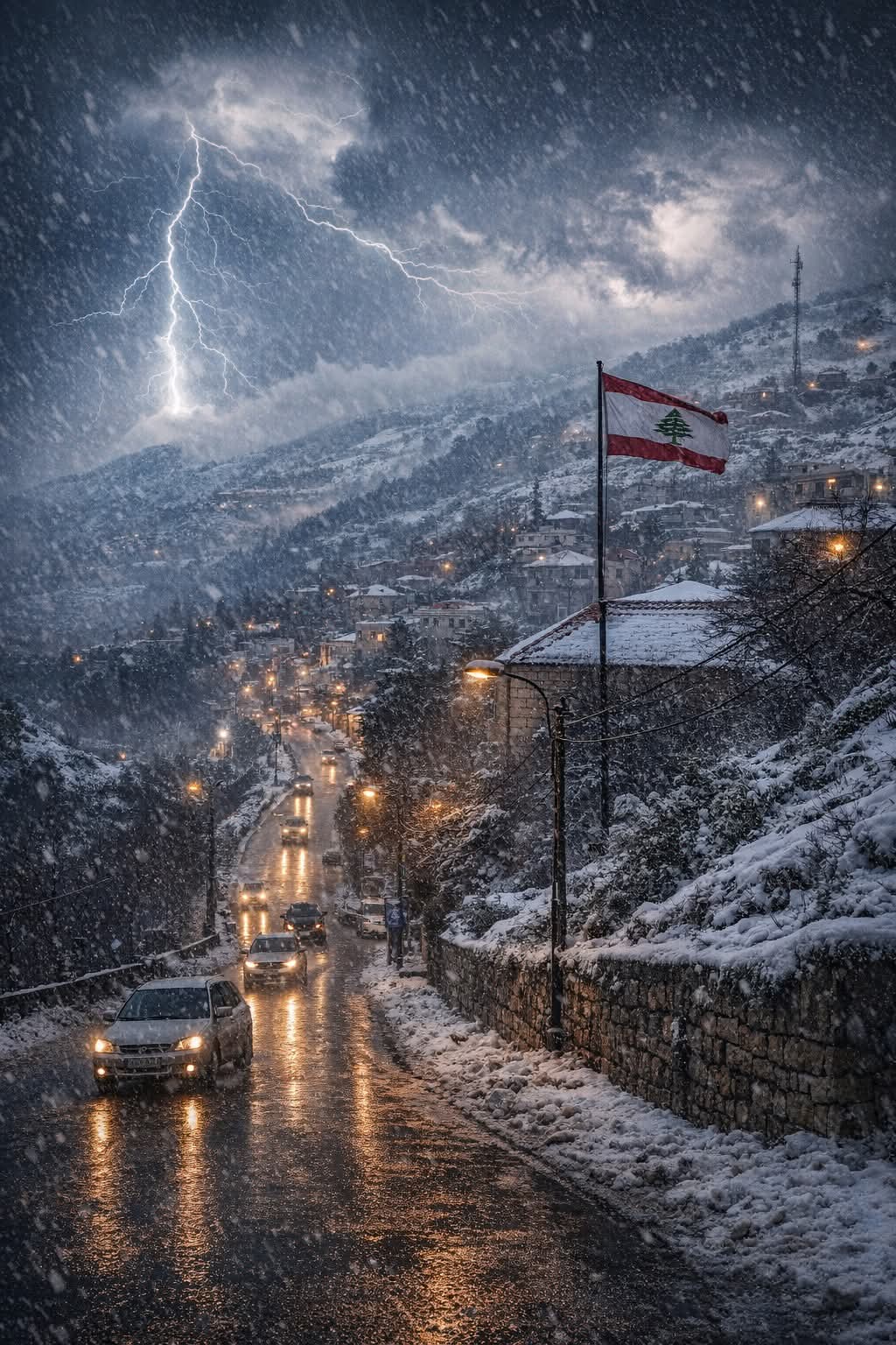 نشرة الطقس في لبنان — منخفض جوي قوي نهاية الأسبوع