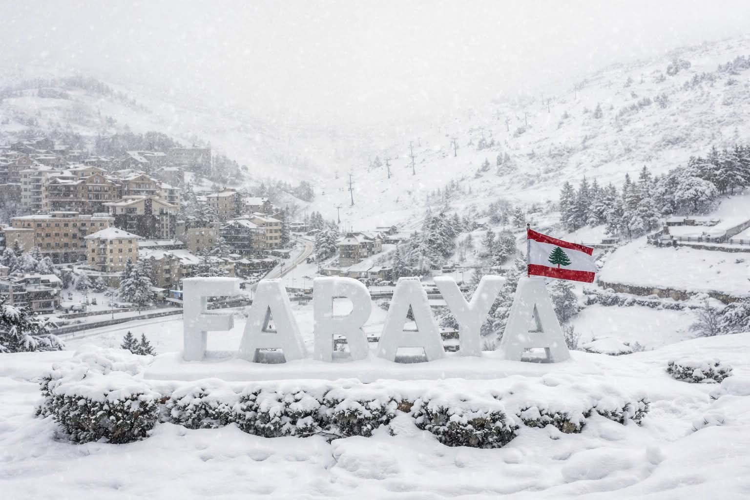 منخفض جوي بارد يؤثر على لبنان: أمطار غزيرة، رياح قوية وثلوج بدءًا من 1400 متر