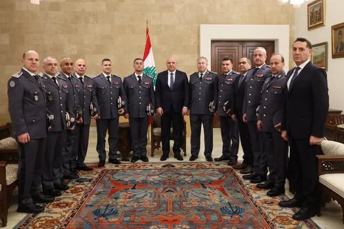 الرئيس عون اشاد بإنجازات الأجهزة الأمنية والجيش والجمارك ويؤكد دعم الدولة لتعزيز الأمن والإصلاح