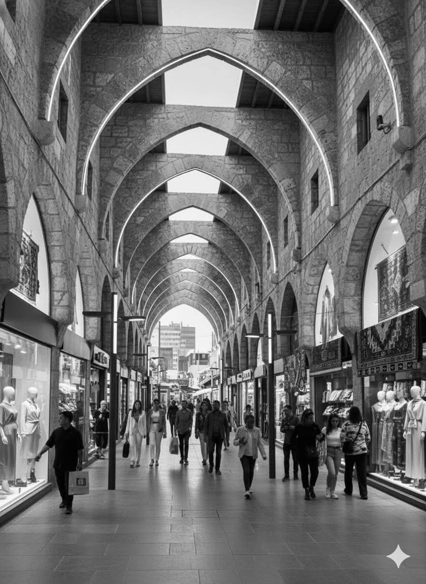 يمثل مشروع تجديد "خان الخياطين" في طرابلس