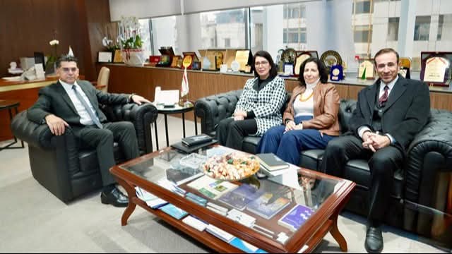 مرقص بحث ووفدا من “كنام” في سبل التعاون وتحديث استوديوات “إذاعة لبنان”