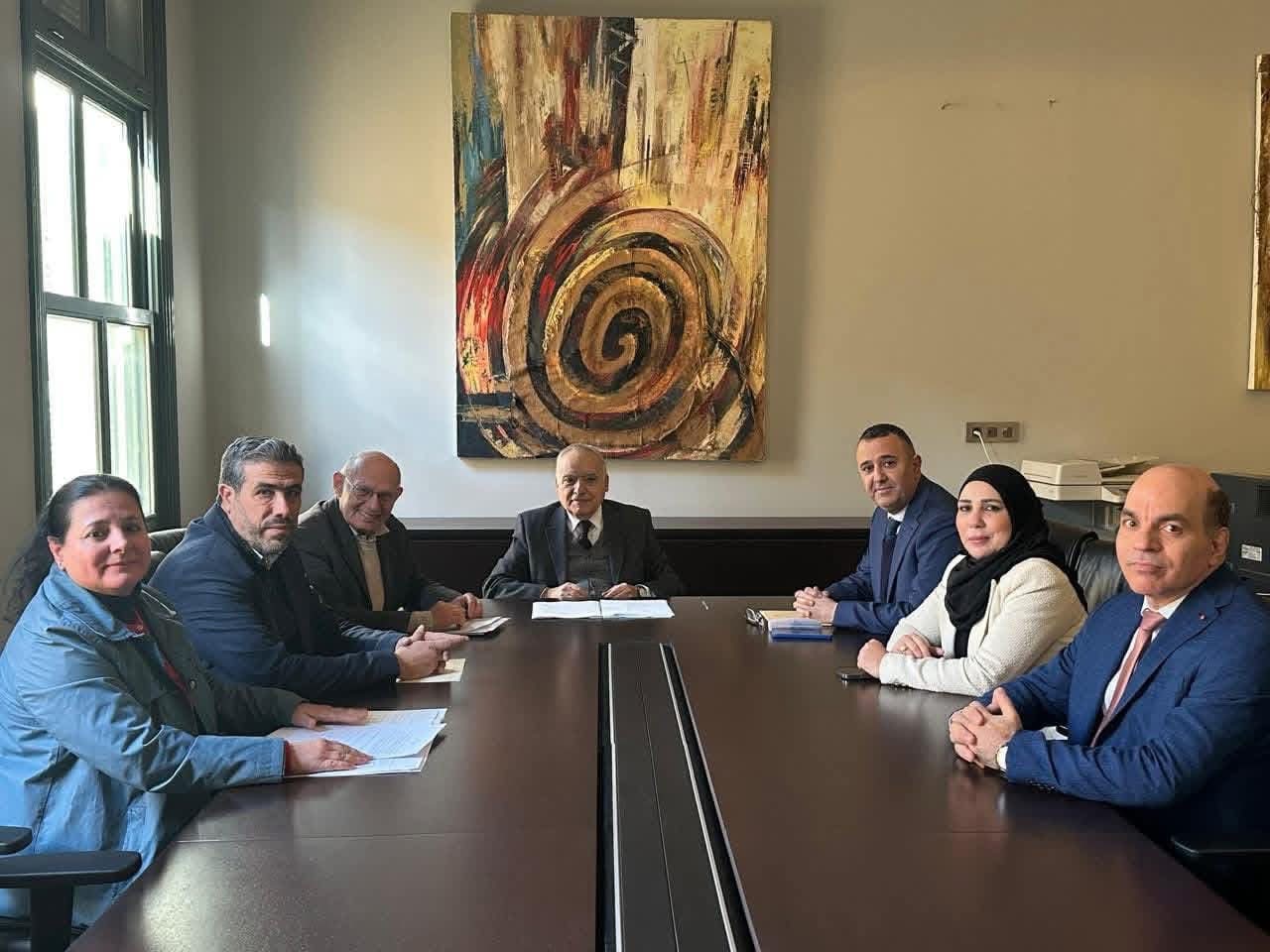 سلامة بحث مع النائب بيضون في اقتراح قانون النيابة العامة الثقافية