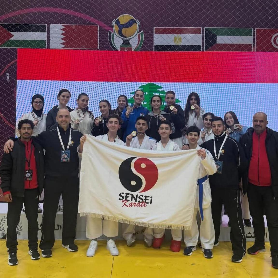 نادي السنساي يتألق في بطولة كاراتيه بالأردن