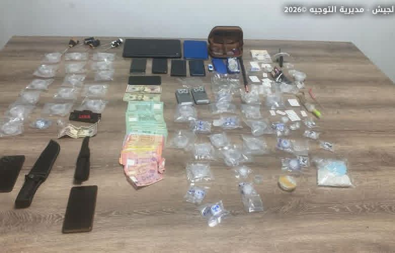 عمليات دهم وتوقيف أشخاص من بينهم عصابة لترويج المخدرات