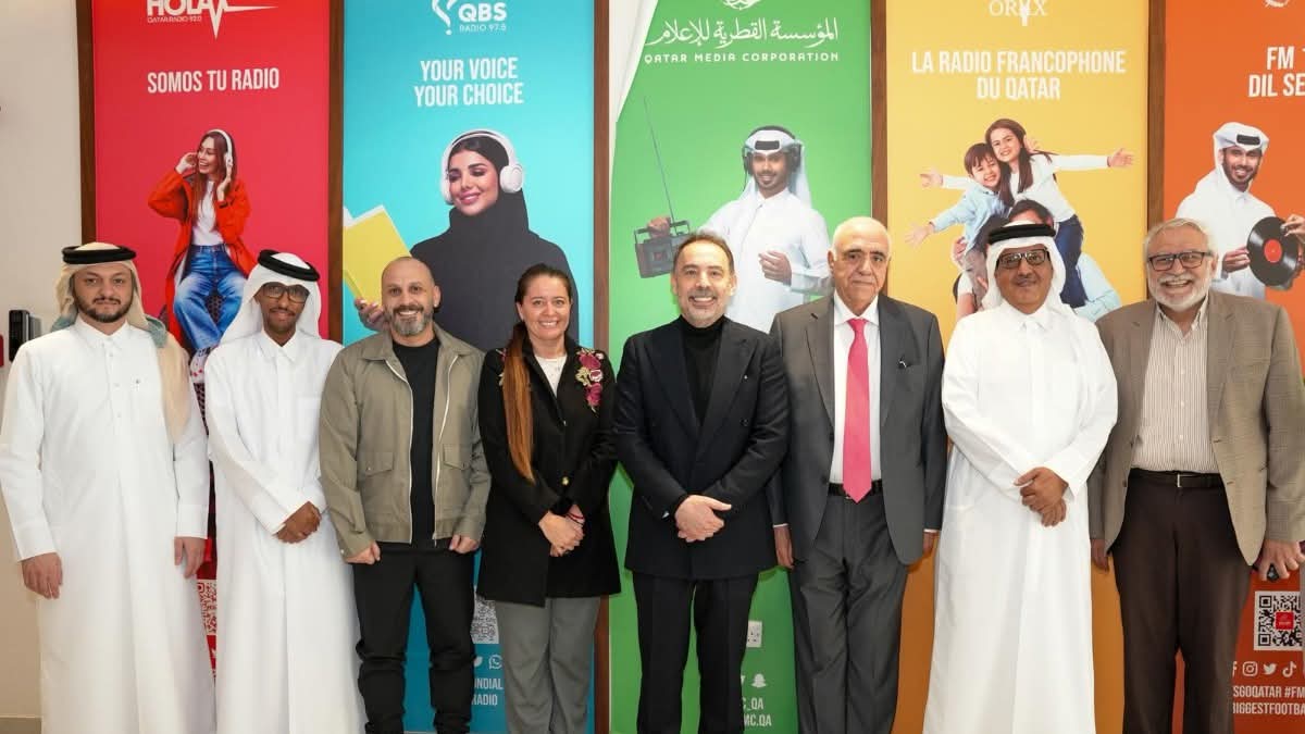 القصيفي لبى دعوة العماري لزيارة مجمع المؤسسة القطرية للإعلام في الدوحة