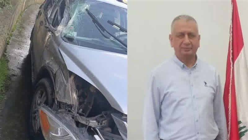 وفاة قائمقام جزين يحيى حميدي صقر بحادث سير