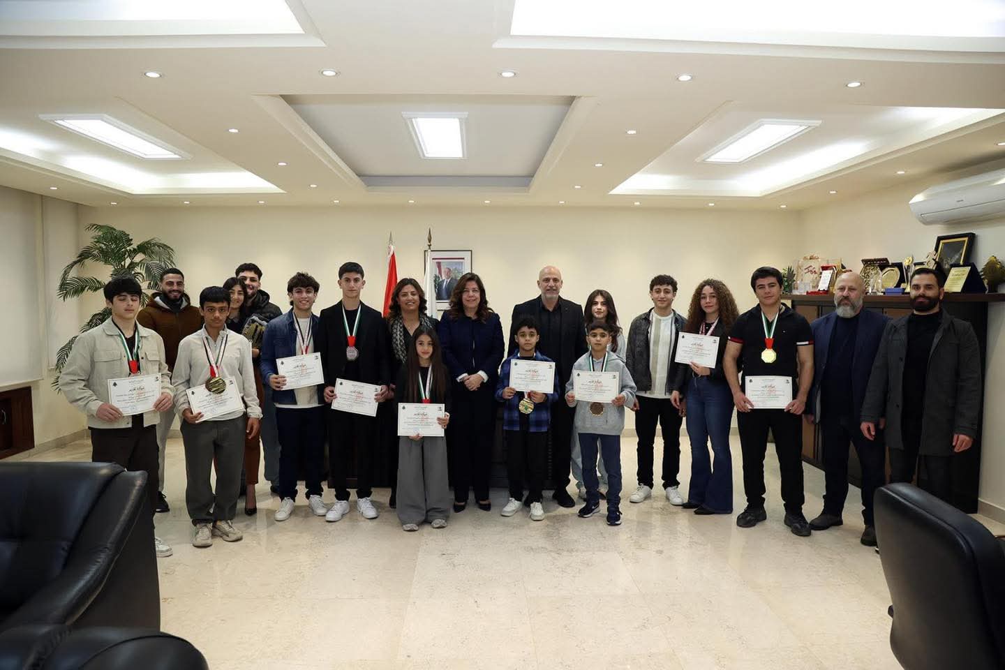 وزيرة الشباب والرياضة كرمت ابطال وبطلات فنون القتال المختلط (MMA)