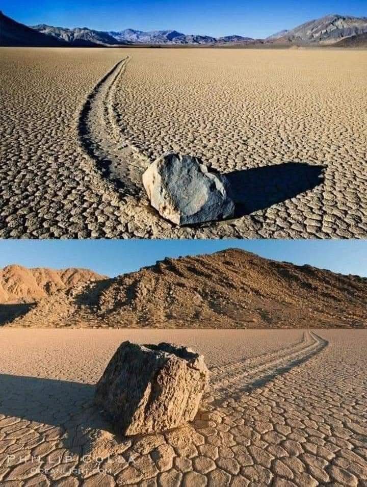 لغز وادي الموت، مكان تتحرك فيه الحجارة وحدها