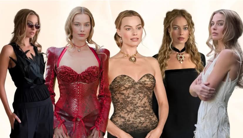 إطلالات مارغوت روبي في جولة "مرتفعات وذرينغ": من الرومانسية الساحرة إلى الخاطفة للأنظار