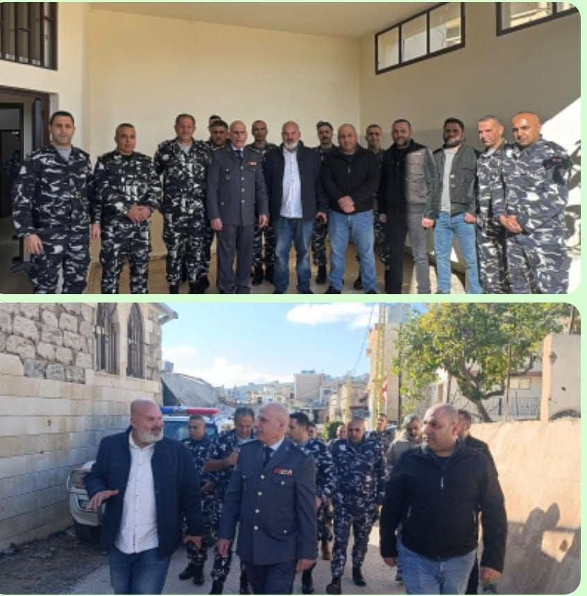 قائد الدرك يتفقد مخفر ميس الجبل