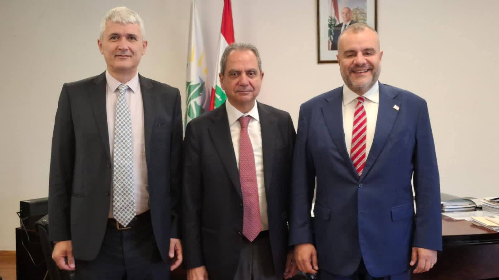 عرضٌ تقني لرؤية إصلاح قطاع الطاقة خلال لقاء في وزارة الطاقة والمياه.