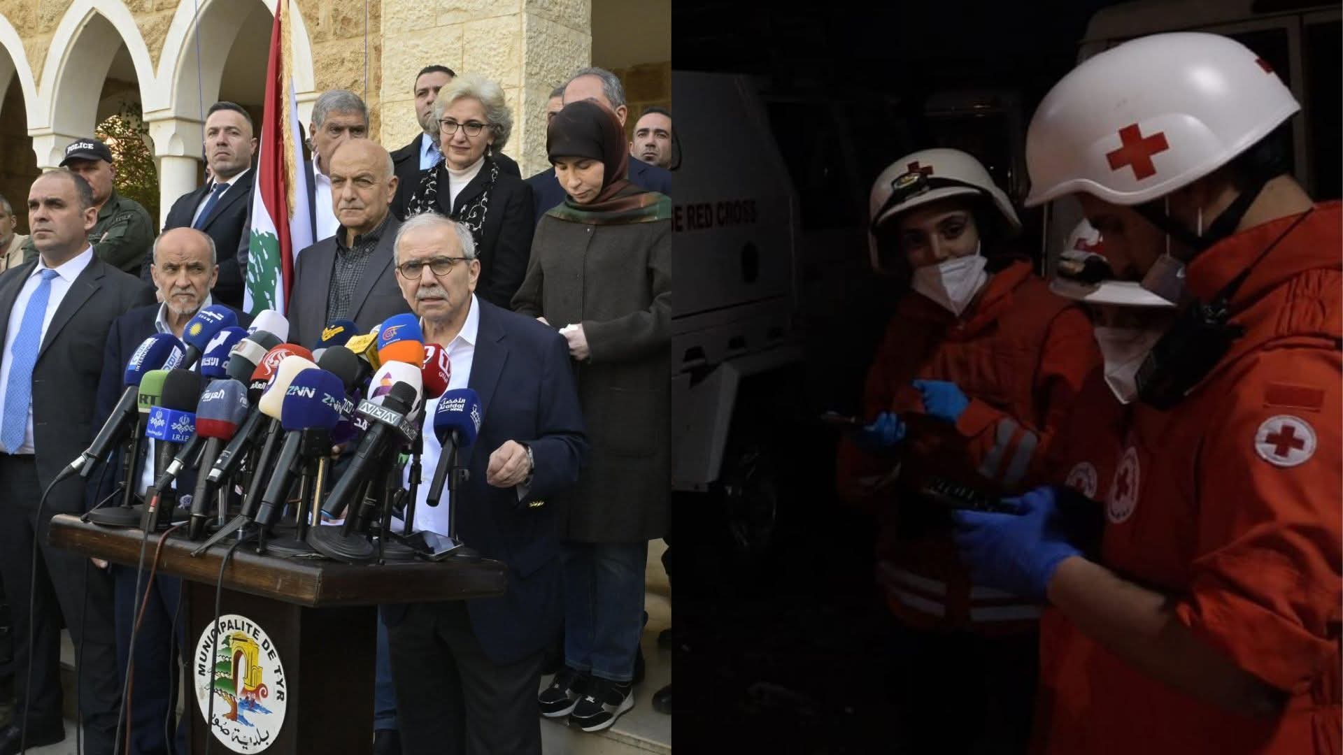 وعود في الجنوب… وطرابلس تحت الركام