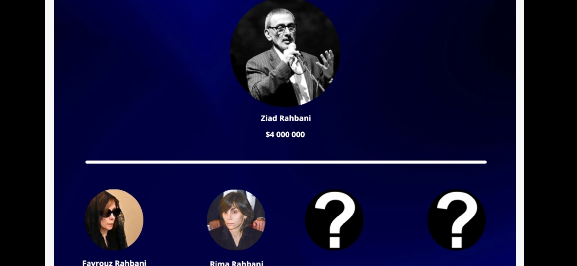 الإرث لم يذهب إلى العائلة