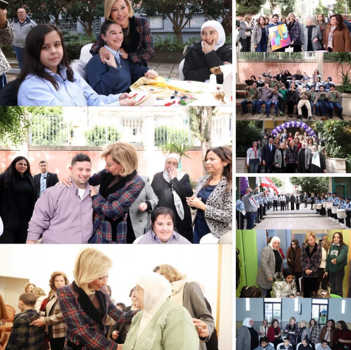 السيدة الأولى تزور دار الأيتام في الطريق الجديدة