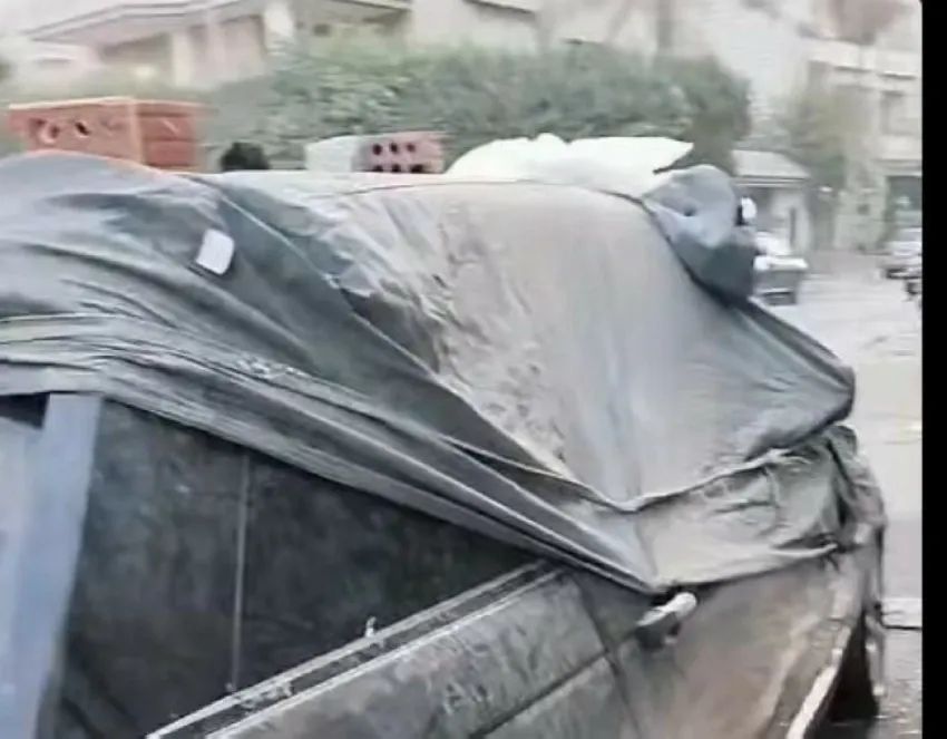 سيارة شيرين عبد الوهاب المهملة