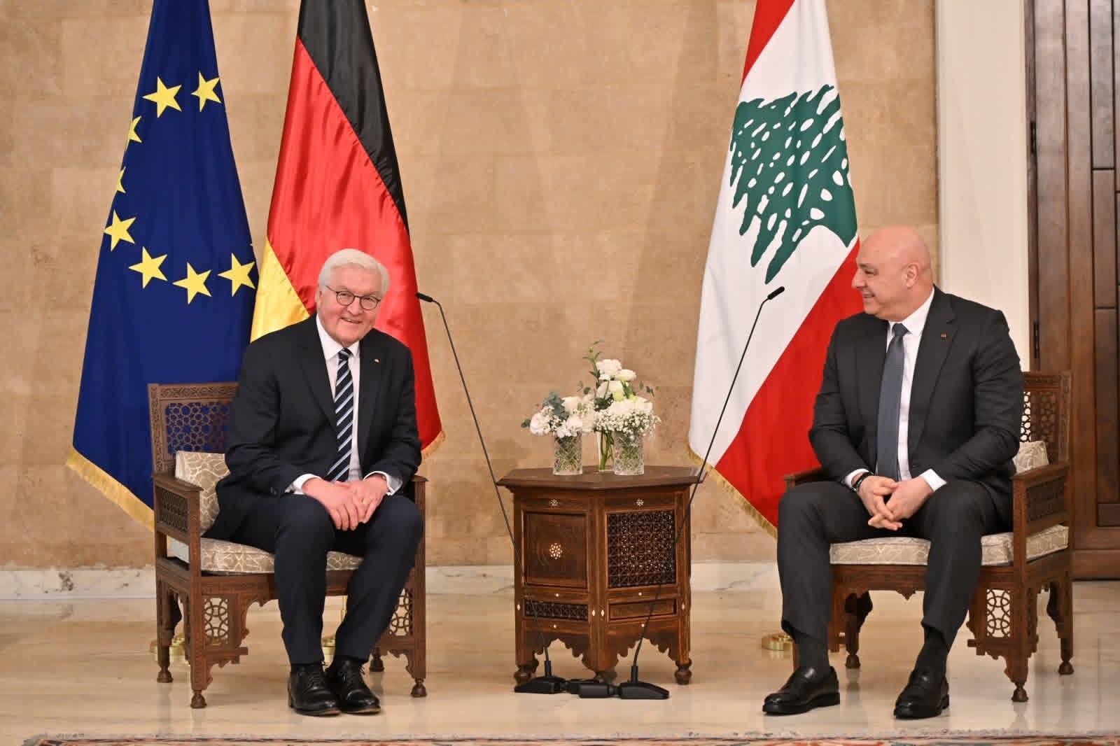 كلمة الرئيس عون خلال المؤتمر الصحفي المشترك مع الرئيس الاتحادي لألمانيا