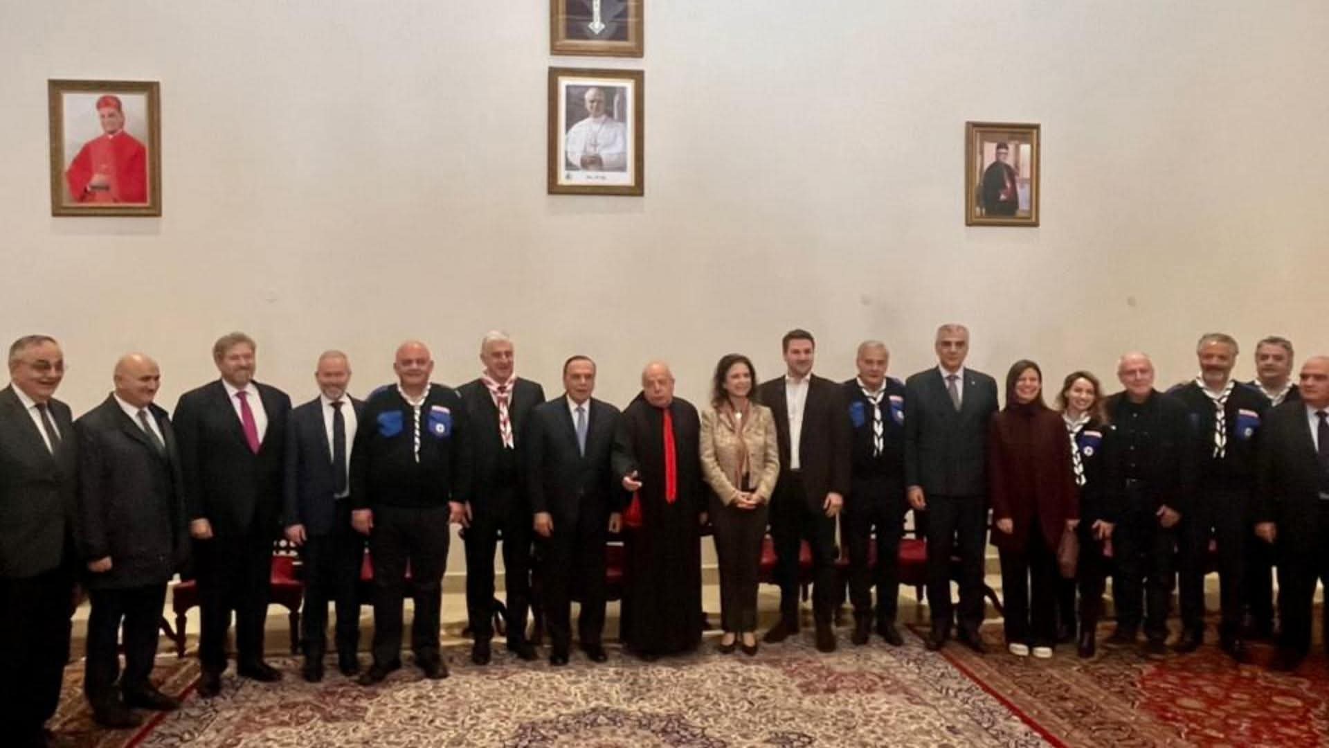 لحود مثّلت عون في العيد الـ٤٢ لتأسيس جمعية الكشاف الماروني