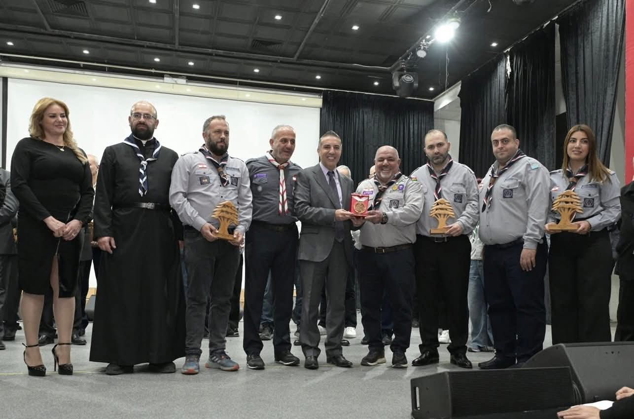 حركة شباب الشرق تحتفل بعيد بادن باول وتكرّم 80 قائداً وقائدة في زحلة