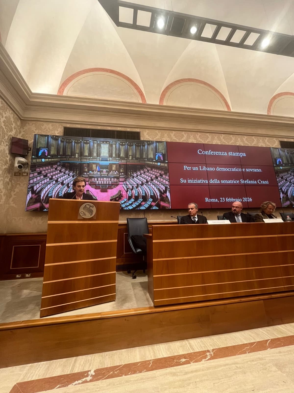 سفيرة لبنان في روما من مجلس الشيوخ: دعم إيطاليا للجيش يضمن بقاء مسؤولية الأمن بيد المؤسسات الشرعية للدولة