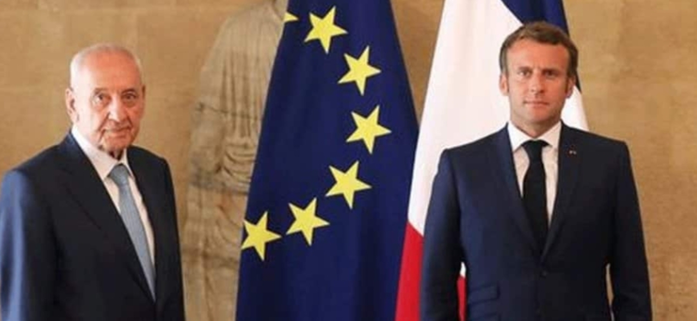 ماكرون يتصل ببري وتعهد بإرسال مساعدات فورية إلى لبنان