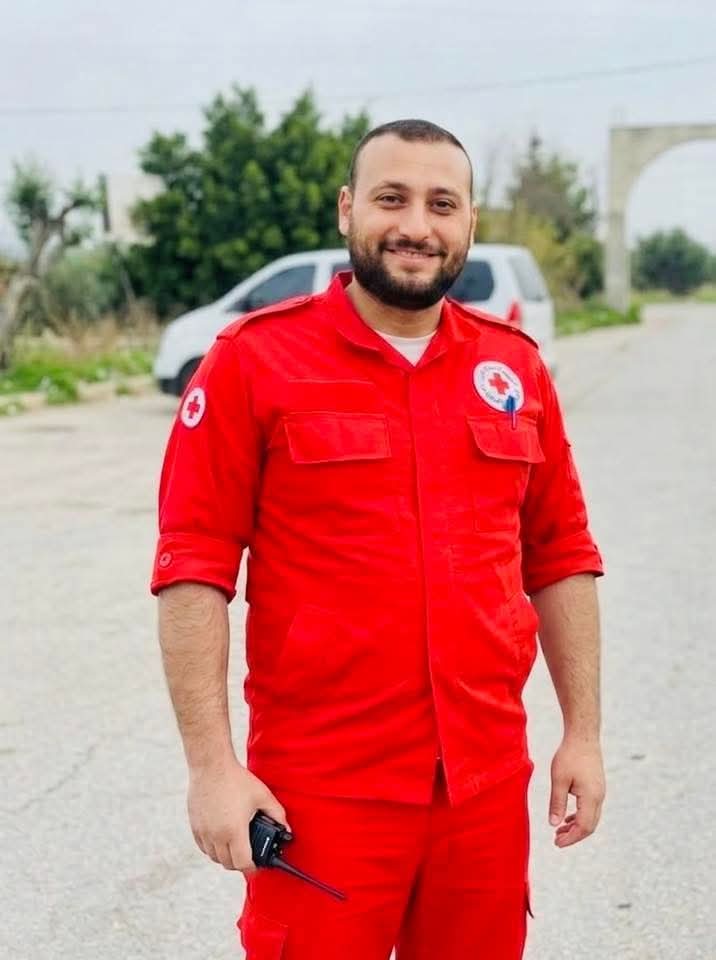 الصليب الأحمر ينعى المسعف يوسف عساف