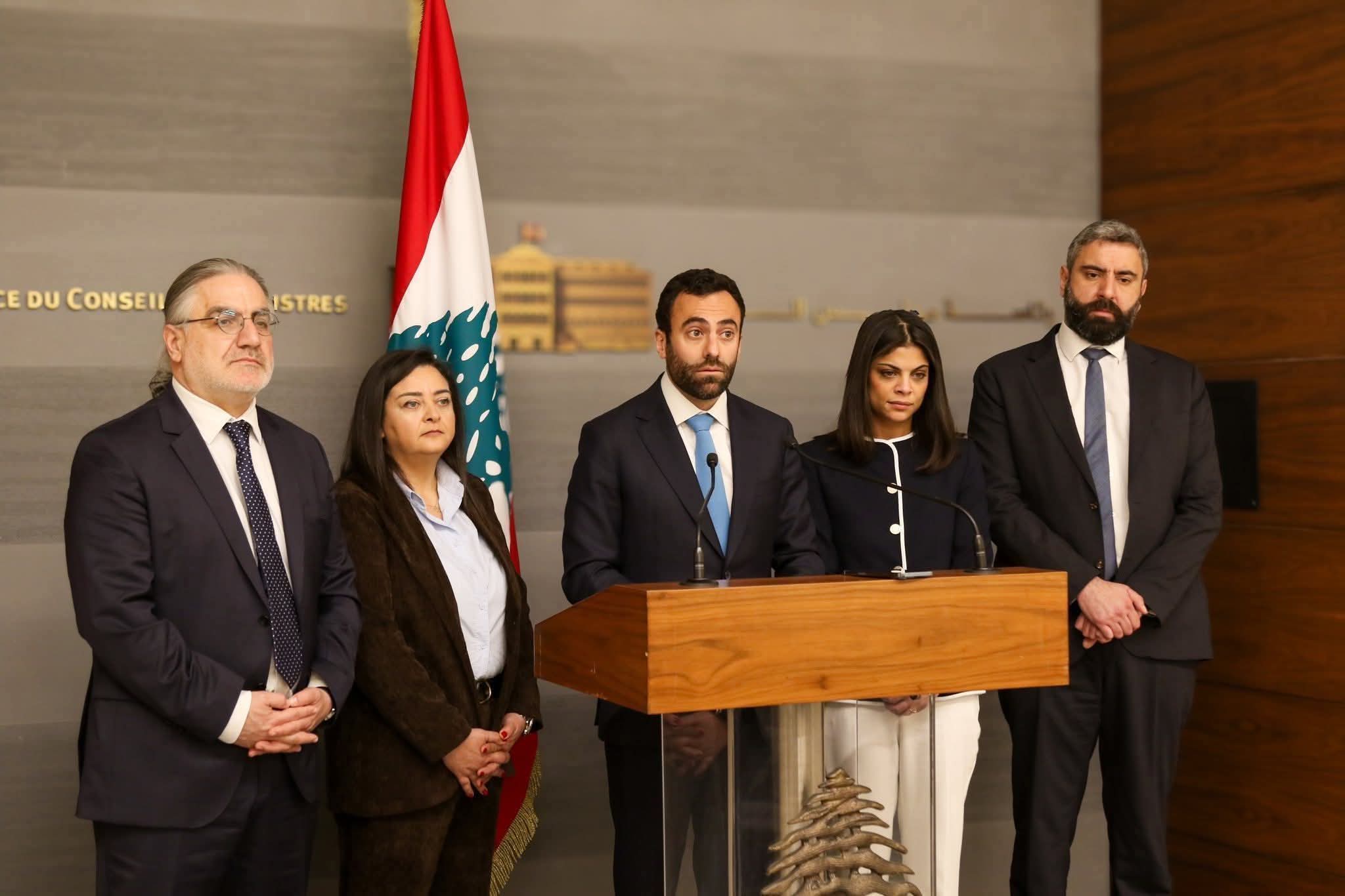 زار وفد من اللجنة التنفيذيّة في الكتلة الوطنيّة رئيس مجلس الوزراء