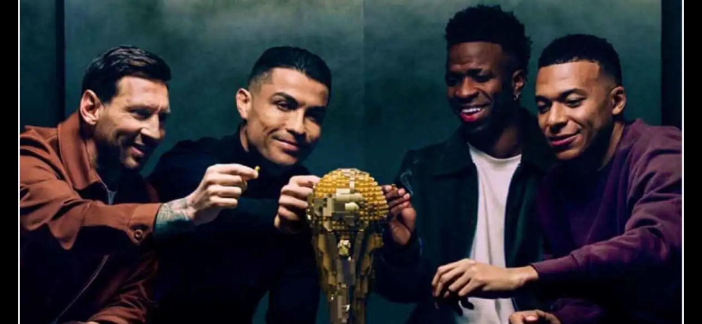 قبل كأس العالم.. إعلان ضخم يجمع كريستيانو رونالدو وميسي ومبابي وفينيسيوس