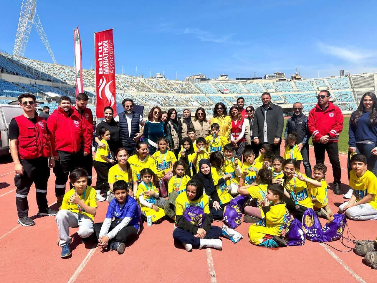 يركضون ويبتسمون ” في المدينة الرياضية بحضور الوزيرة السيّد وحمود والخليل