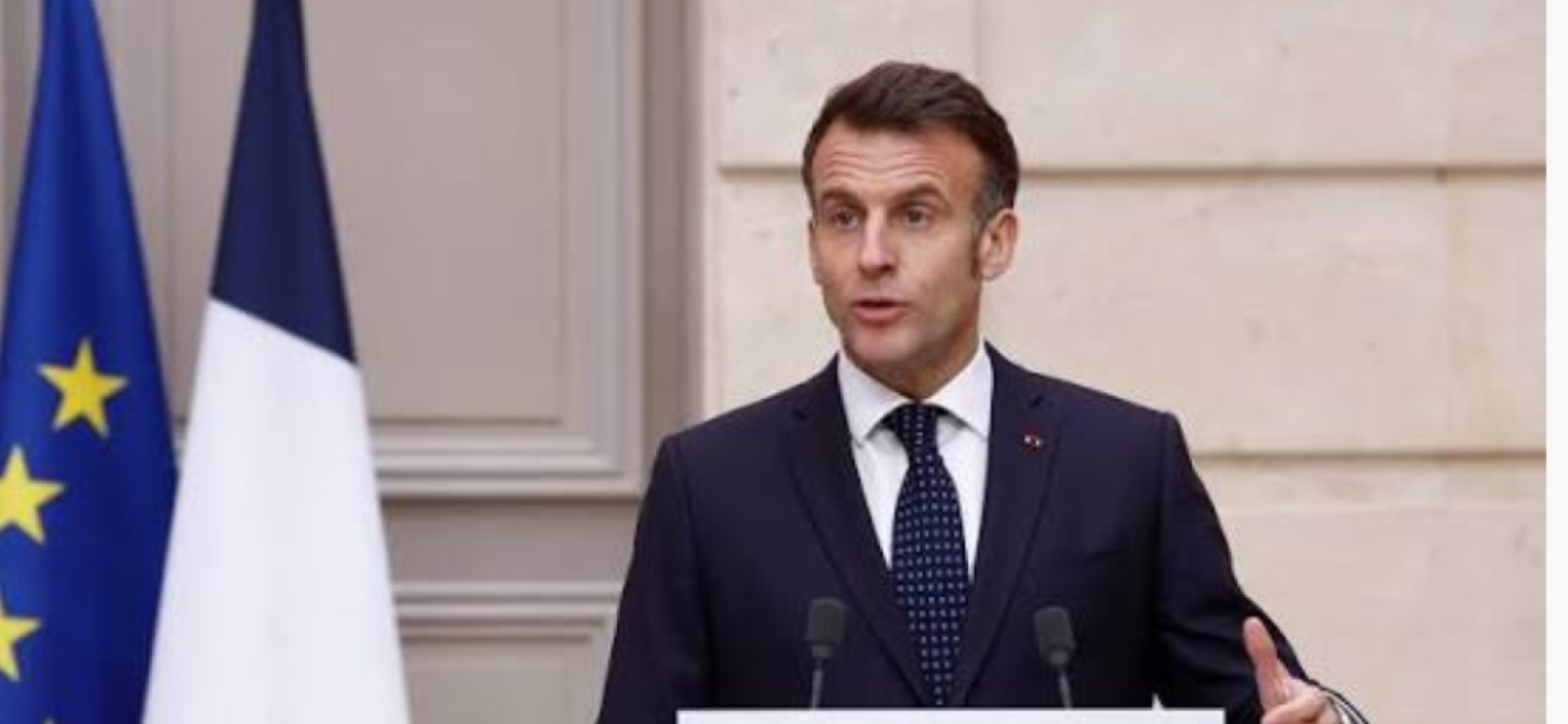 ماكرون: اتفاق وقف إطلاق النار يجب أن يشمل لبنان