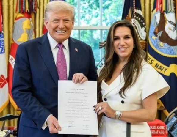 اجتماع بين ندى معوّض والسفير الإسرائيلي