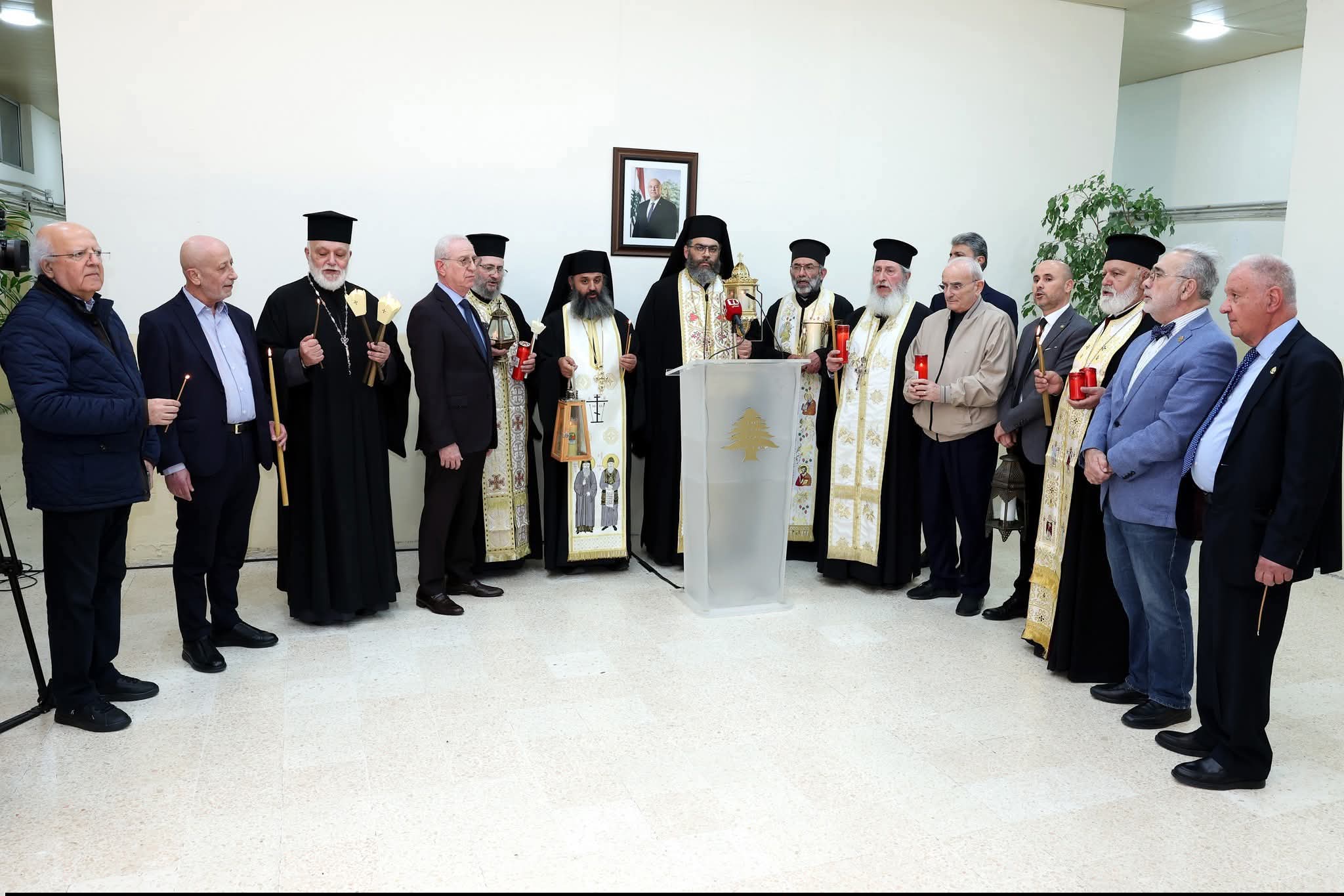 الشعلة وصلت جوًّا إلى لبنان بمبادرة من الرئيس عون