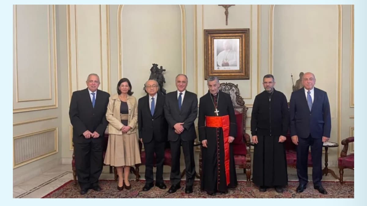 وفد "مجلس التنسيق المسيحي" من بكركي