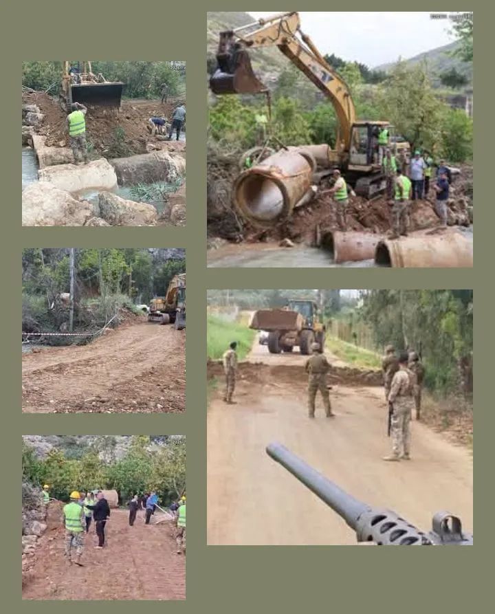 الجيش يُزيل ساترًا ترابيًّا