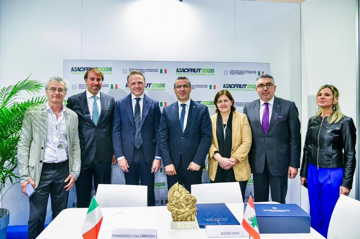 لبنان وإيطاليا يوقّعان مذكرة تفاهم زراعية استراتيجية في ريميني لتعزيز التعاون ودعم صمود القطاع الزراعي