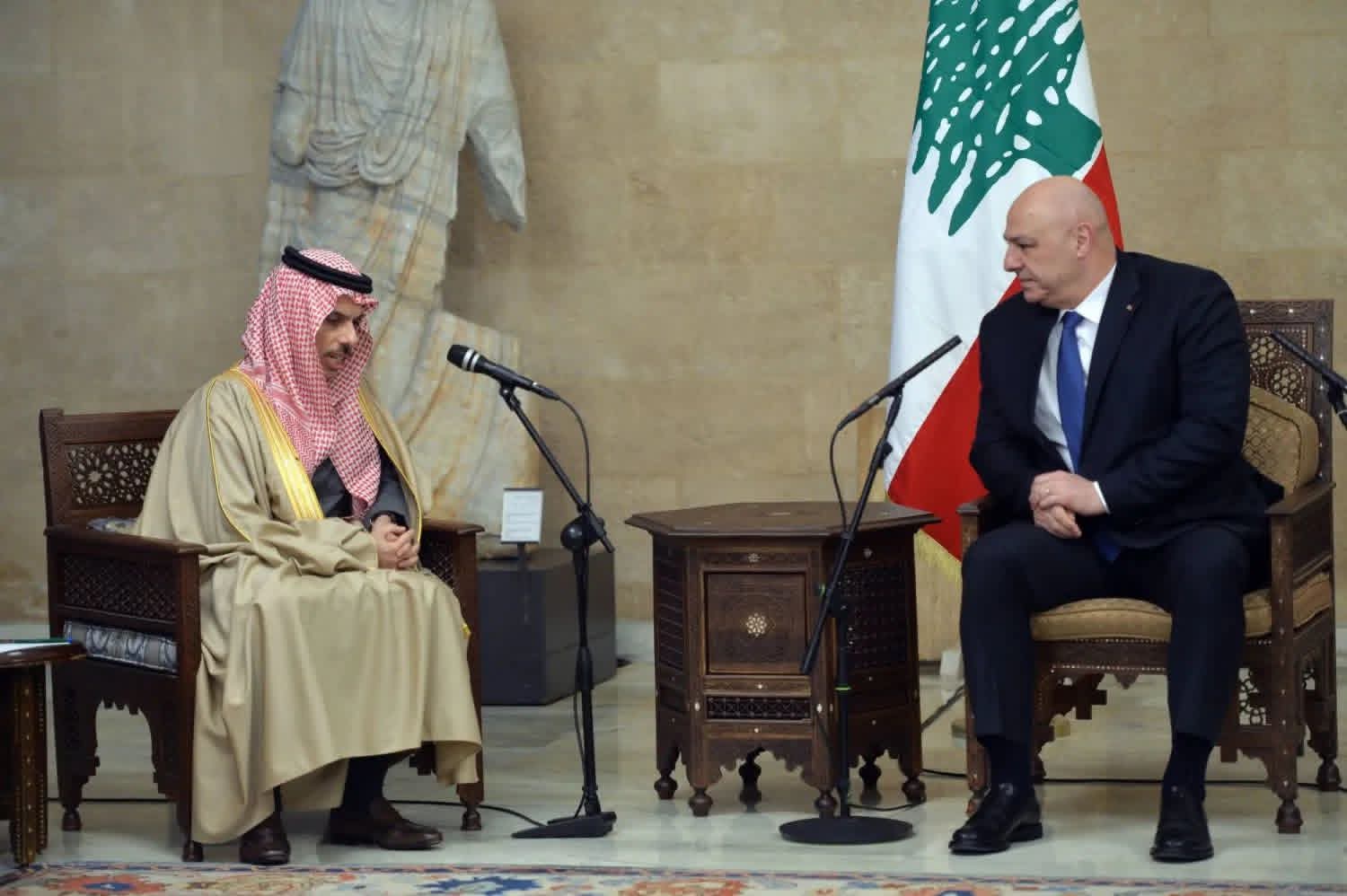 لقاء لبناني – سعودي في بعبدا