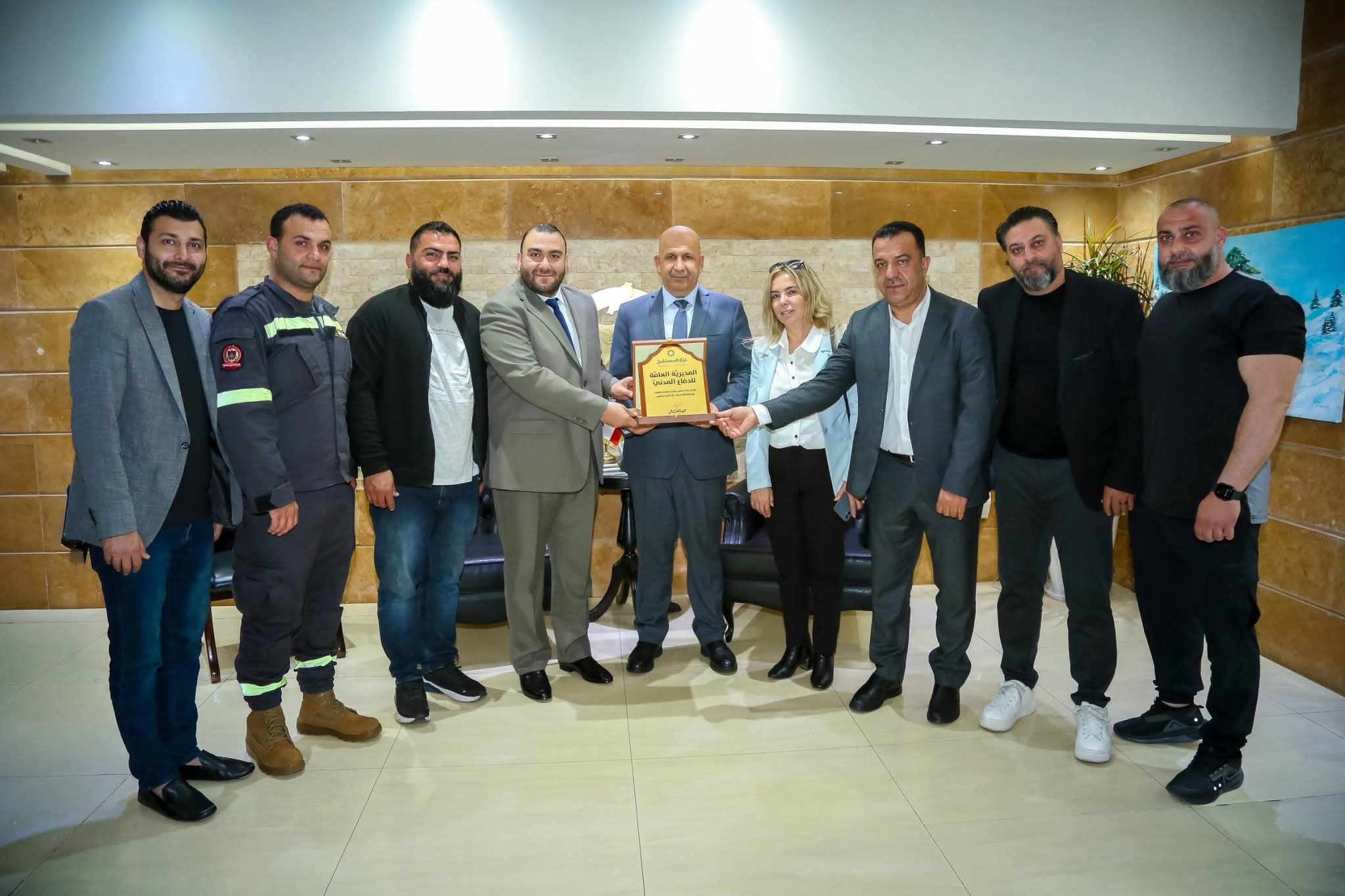 المدير العام للدفاع المدني يستقبل وفداً من تيار المستقبل