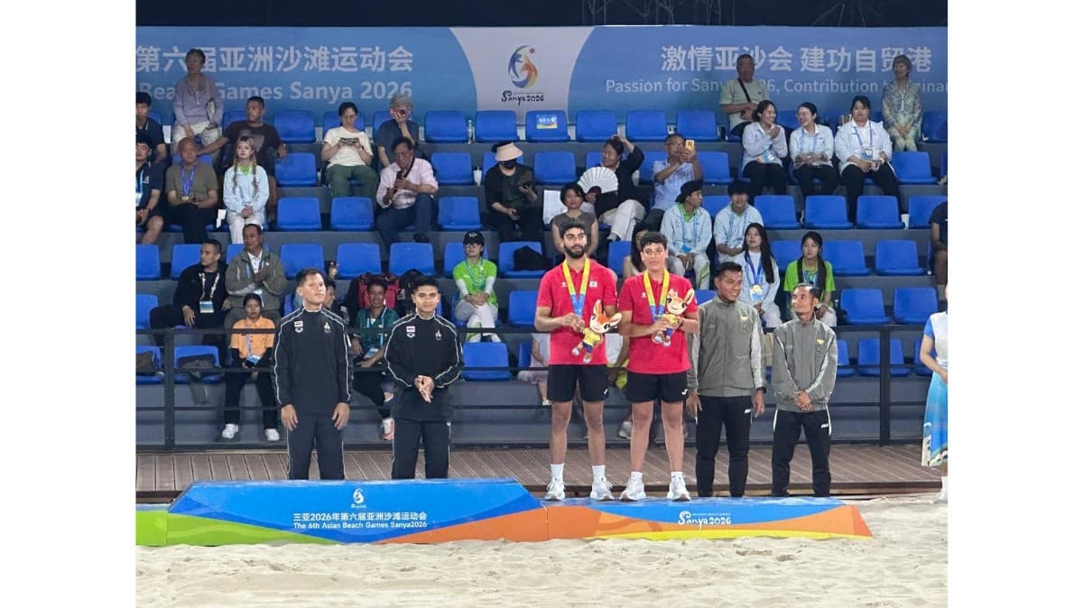 برونزية للبنان في ال"تك بول" بدورة الألعاب الشاطئية بالصين