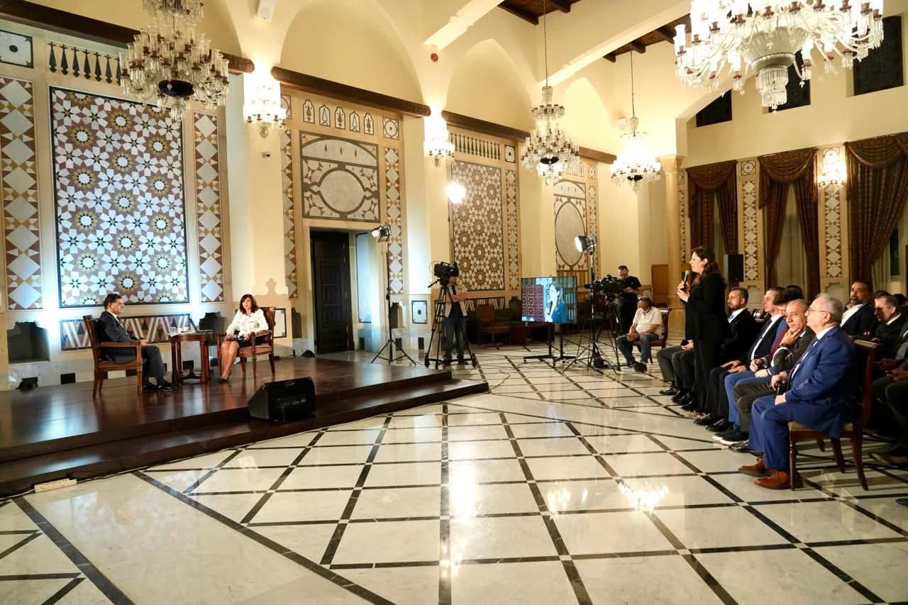 وزير الإعلام مرقص في "حوارات السراي
