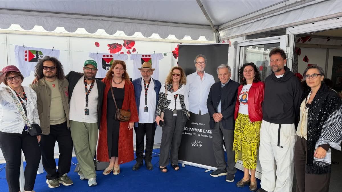 الجناح الفلسطيني في مهرجان كان السينمائي