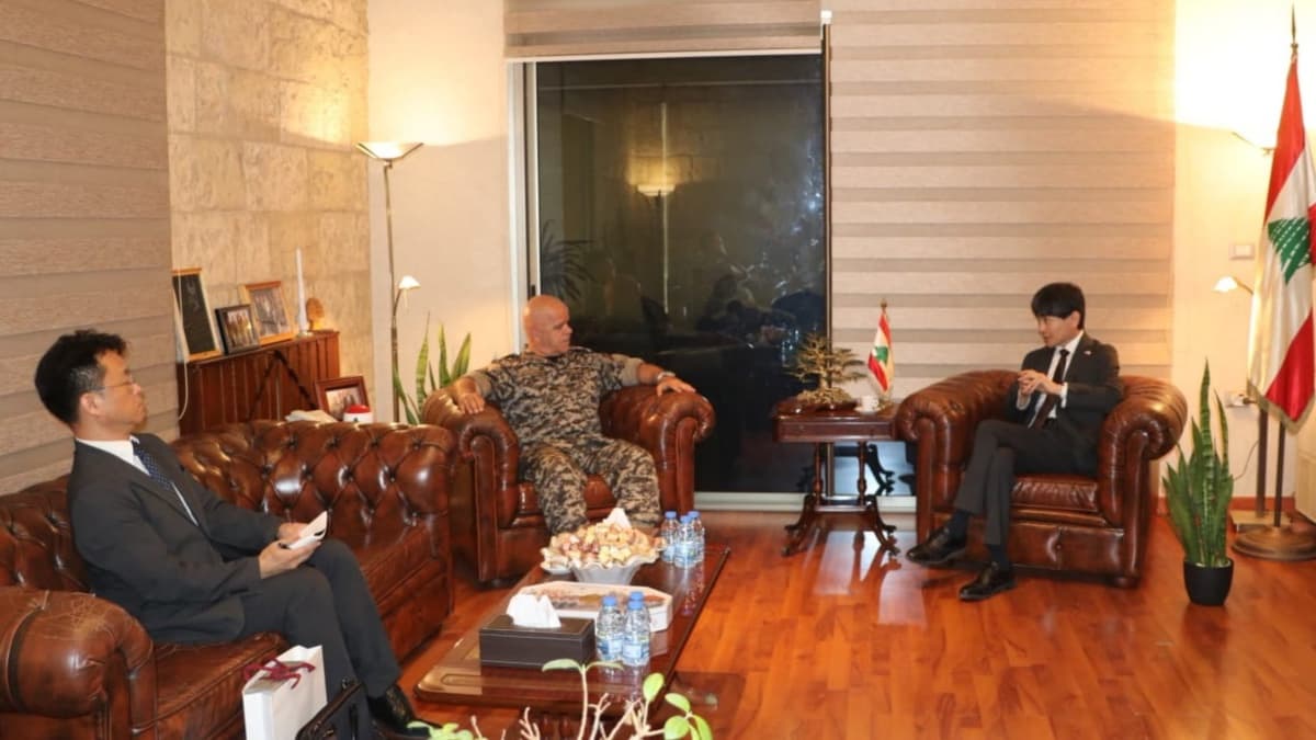 لاوندس بحث مع سفير اليابان في الأوضاع في لبنان والمنطقة