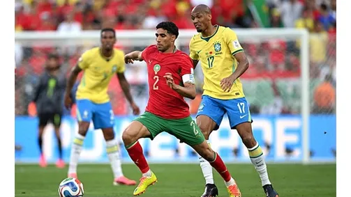 التعادل الإيجابي يحسم قمة المغرب والبرازيل