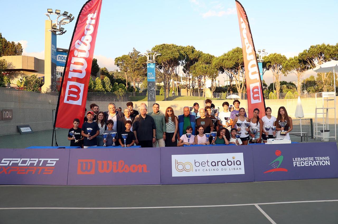 إختتام حاشد لدورة NDU Tennis Academy