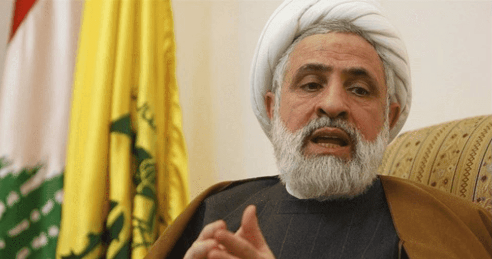 نعيم قاسم بقاء الاحتلال مستحيل ولن نقبل بحرية التصرَف لإسرائيل